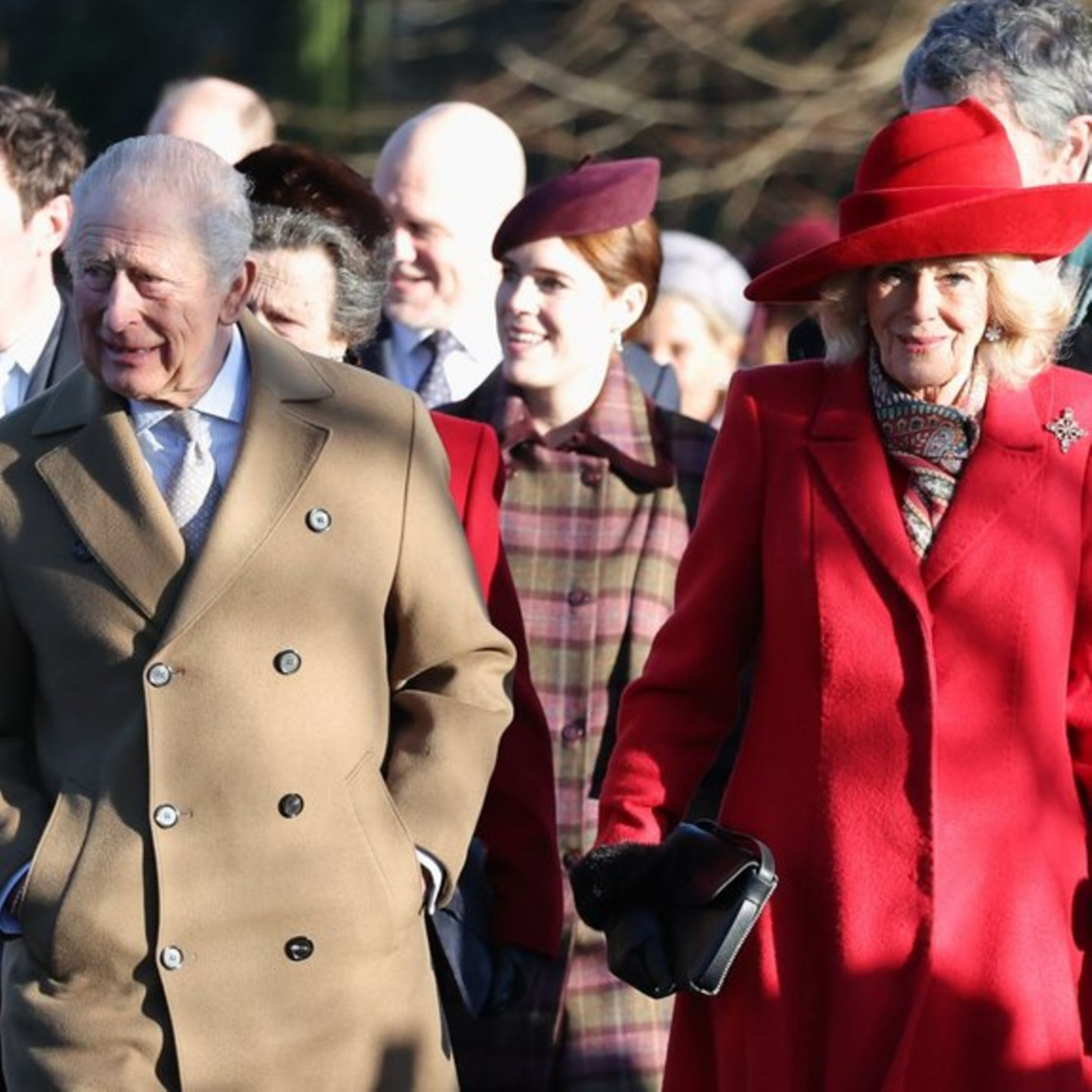 Royals begeistern beim Weihnachtsspaziergang