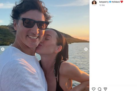 Katy Perry postet Knutschfoto mit Justin Trudeau