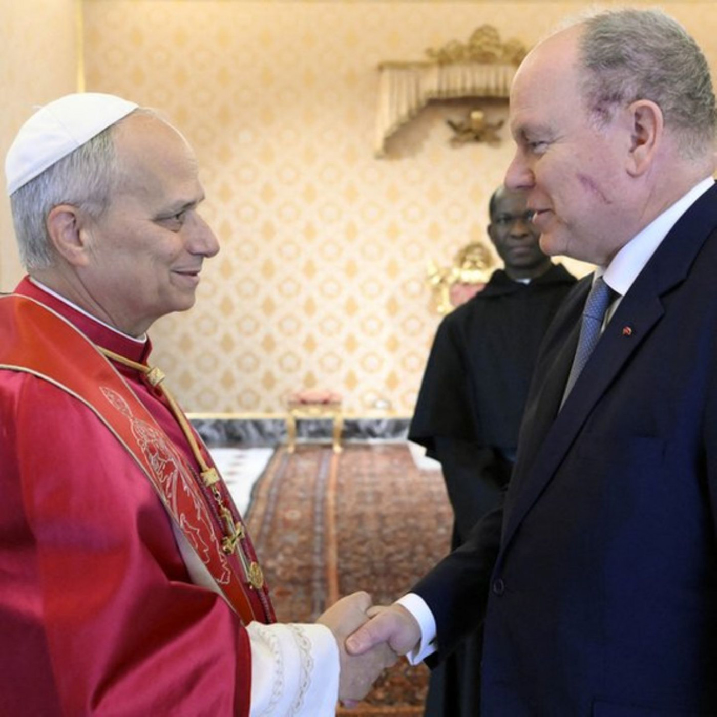 Nach Gesichts-OP zu Gast beim Papst