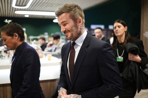 David Beckham wird auf Sohn Brooklyn angesprochen &ndash; das ist seine Reaktion