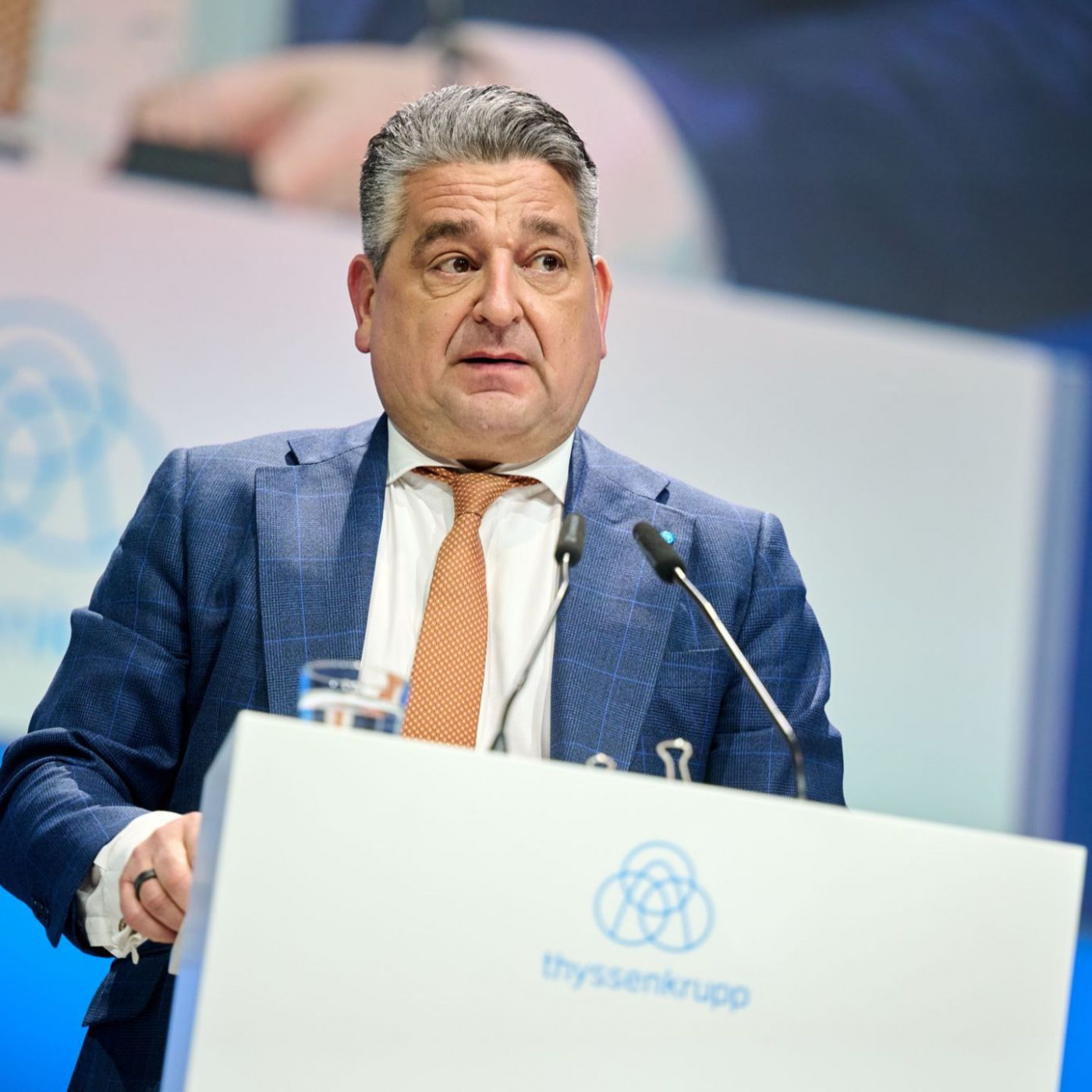 Thyssenkrupp-Chef wirbt vor Aktion&auml;ren f&uuml;r Konzernumbau
