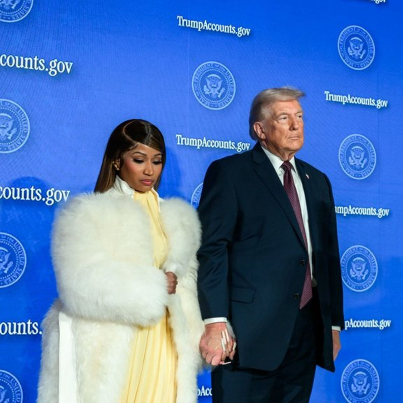 Gemeinsamer Auftritt mit Donald Trump