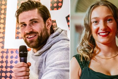 Die deutschen Fahnentr&auml;ger f&uuml;r Olympia