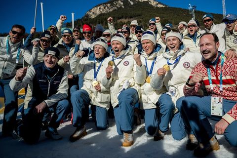 Kronprinz Haakon im Olympia-Fieber