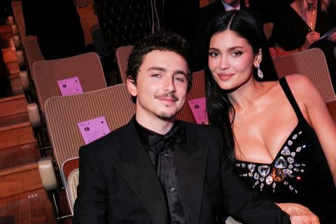 Kylie Jenner muntert Timoth&eacute;e Chalamet auf
