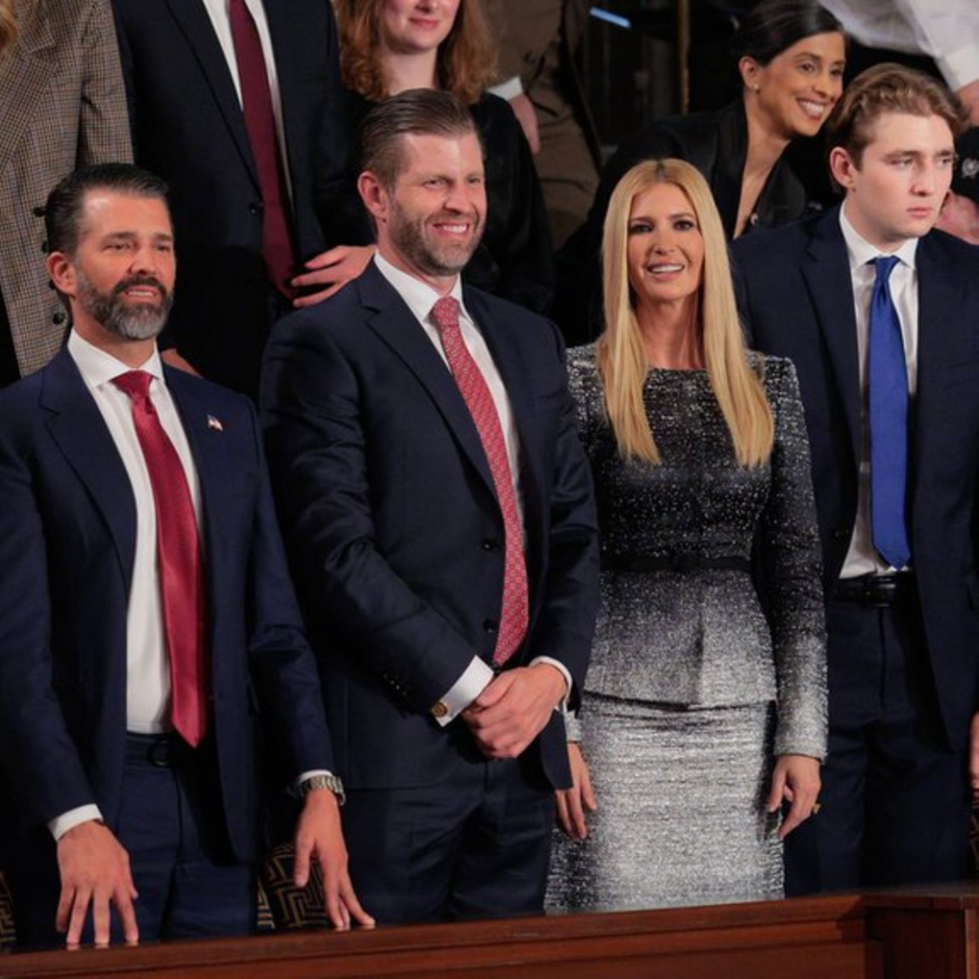 &Uuml;berraschender Auftritt von Barron Trump