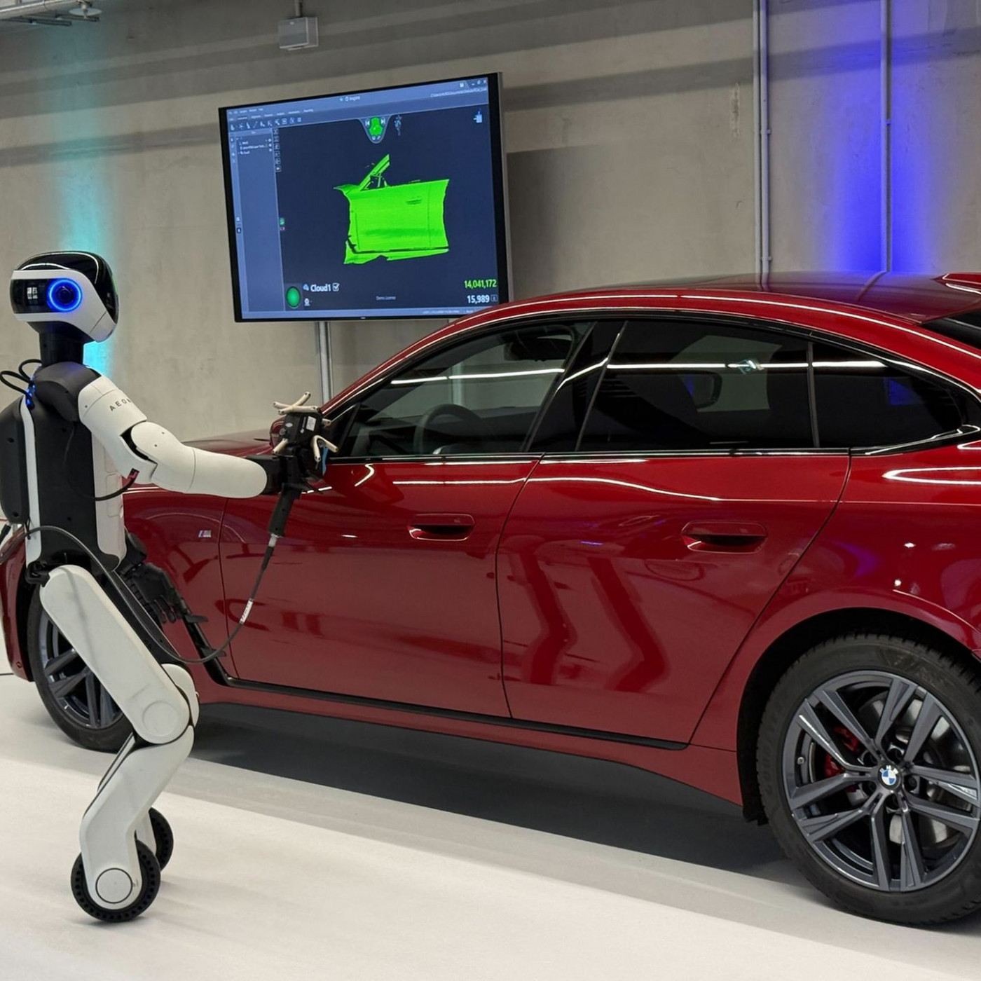 BMW testet humanoide Roboter in der Produktion in Leipzig