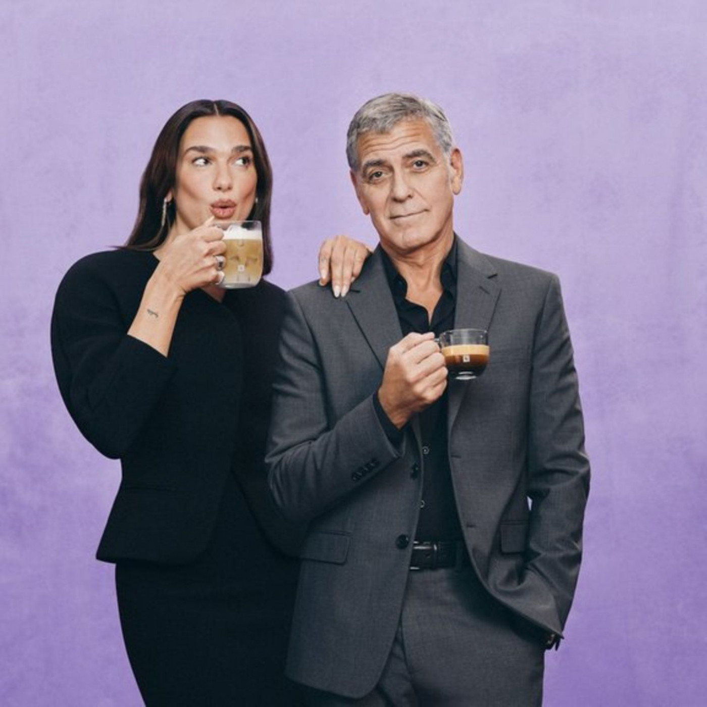 Sie wird Testimonial neben George Clooney