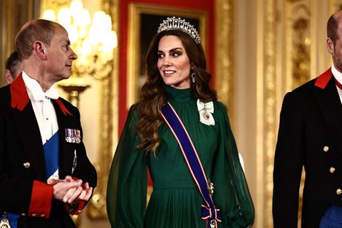 Strahlender Tiara-Auftritt bei Staatsbankett