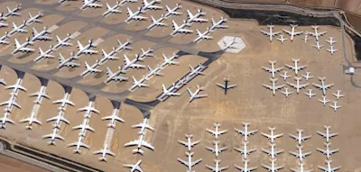 Die leeren Giganten aus dem Nahen Osten &ndash; ihr Ziel ist jetzt der Flugzeugfriedhof