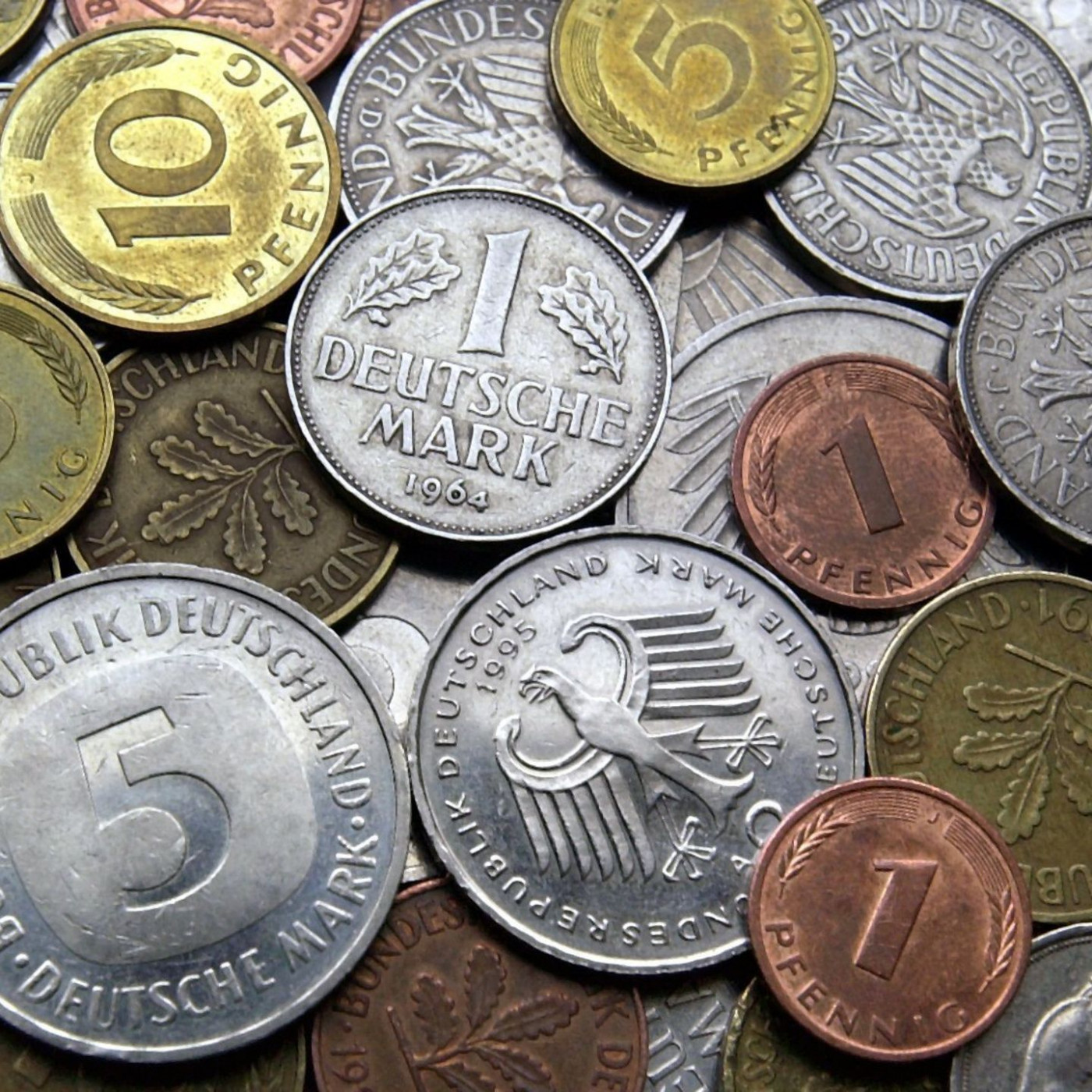 Diese D-Mark-M&uuml;nzen sind heute richtig viel wert