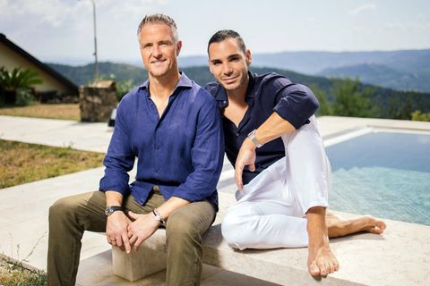 Ralf Schumacher und sein Partner &Eacute;tienne heiraten live im TV