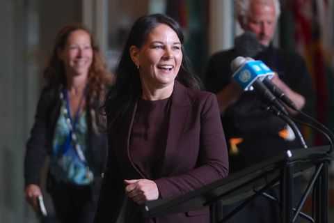 Annalena Baerbock ist in New York einen Halbmarathon gelaufen