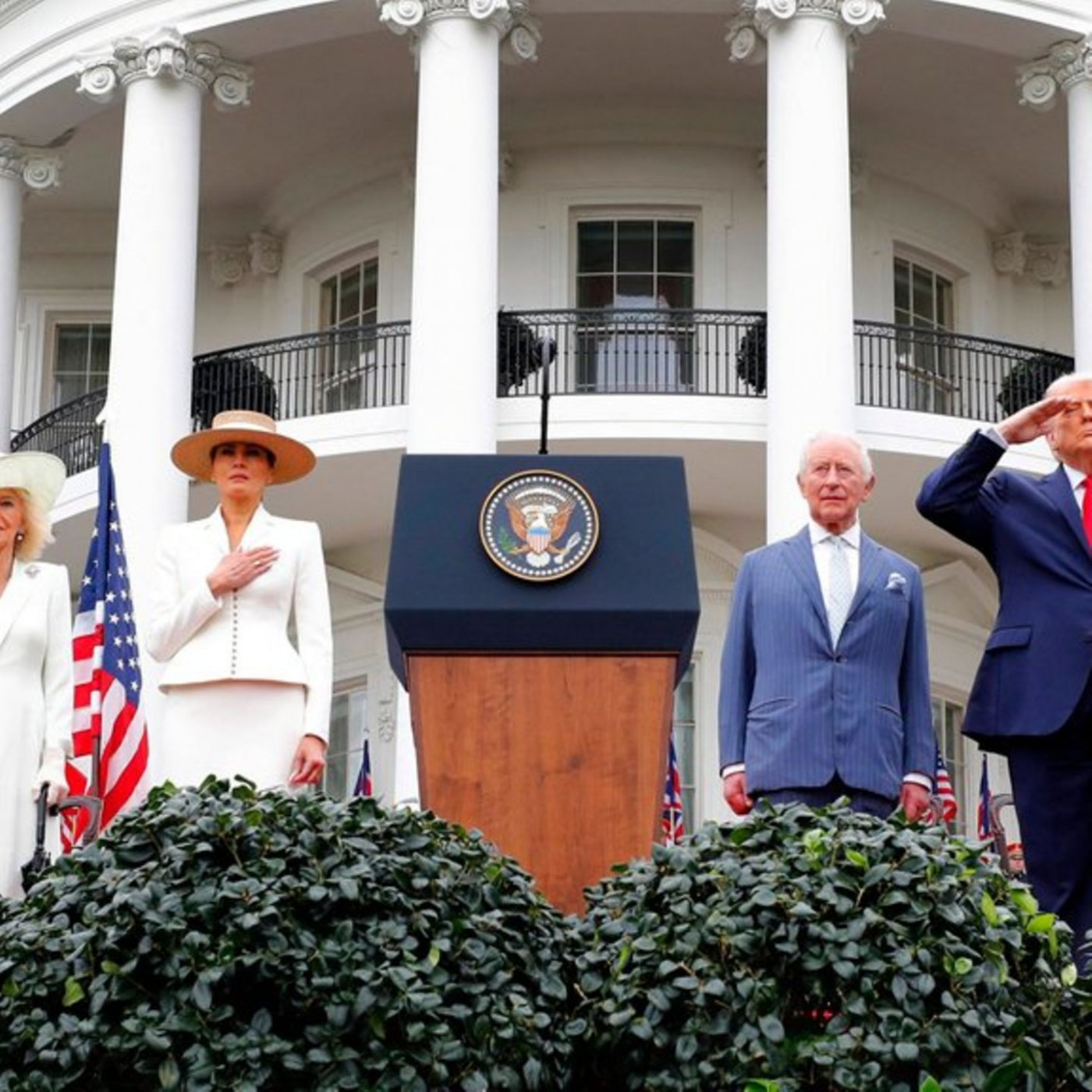 Mutter des US-Pr&auml;sidenten stand auf den K&ouml;nig