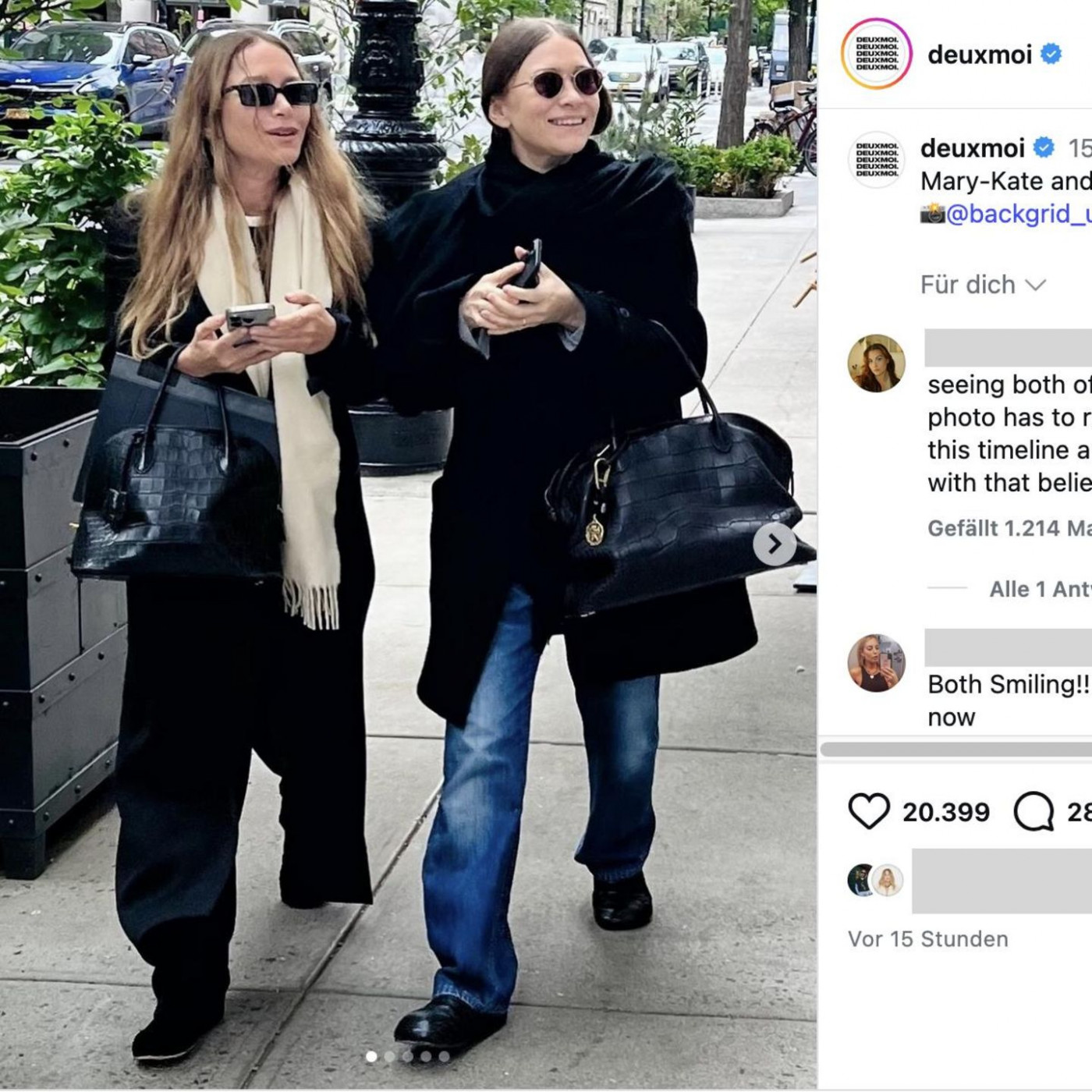 Die Olsen-Zwillinge zeigen, dass sie auch lachen k&ouml;nnen