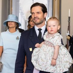 Enkelin Prinzessin Ines stiehlt dem K&ouml;nig die Show