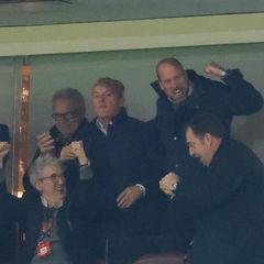 Prinz William geht beim Europa-League-Halbfinale richtig ab