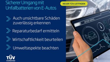 Unfallfahrzeuge: Der sichere Umgang mit besch&auml;digten Antriebsbatterien